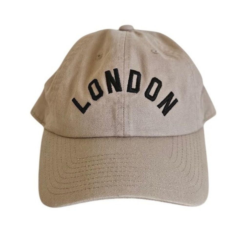 American Needle Tan Khaki Cotton London Adjustable Baseball Cap Hat Women
